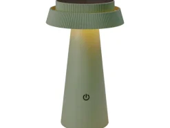 Solar-Tischleuchte Nerano Ø 14 x 23 cm Grün