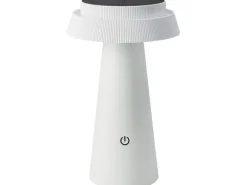 Solar-Tischleuchte Nerano Ø 14 x 23 cm Weiß