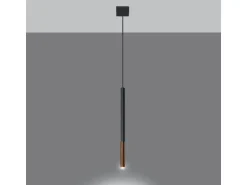 Sollux Lighting Hängeleuchte Mozaica 1 Schwarz/Kupfer