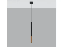 Sollux Lighting Hängeleuchte Mozaica 1 Schwarz/Kupfer