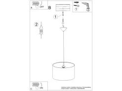 Sollux Lighting Hängeleuchte FootBall A 40