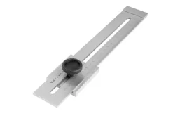 STAHLWERK Streichmaß mit 200 mm Messbereich und 0,1 mm Nonius aus Edelstahl