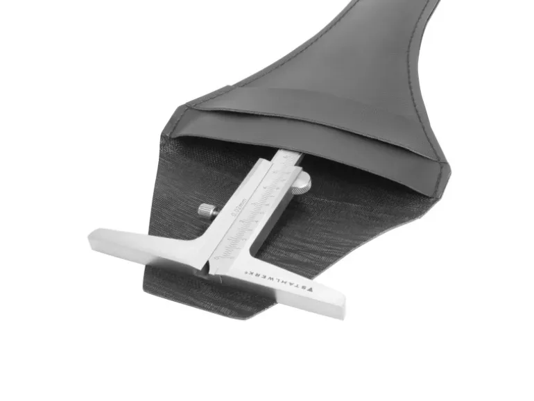 STAHLWERK Tiefenmessschieber 0-200 mm DIN 862 aus rostfreiem Edelstahl