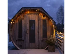 Star Trading SYSTEM 24 KOMPLETT SET 15m LED Lichtervorhang Eisregen Icicle Flash F Dachrinne