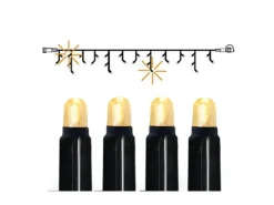 Star Trading SYSTEM 24 KOMPLETT SET 15m LED Lichtervorhang Eisregen Icicle Flash F Dachrinne