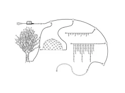 Star Trading SYSTEM 24 KOMPLETT SET 15m LED Lichtervorhang Eisregen Icicle Für Dachrinne