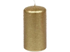 Steinhart Stumpenkerze Yara Ø 5,7 cm x 11 cm Gold