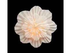 Sterntaler Dekostern Weihnachtsstern Papier Faltstern Innen Glühbirne Netzstecker Weiß 1