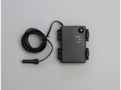 Sterntaler Dekostern Weihnachtsstern Kunststoff 18-Zacker mit Timer 16cm Außen LED Batterie Gelb