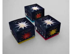 Sterntaler Dekostern Weihnachtsstern Kunststoff 18-Zacker mit Timer 16cm Außen LED Batterie Gelb