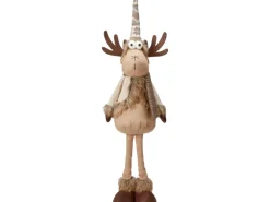 Stoff-Rentier 65 cm x 13 cm x 10 cm