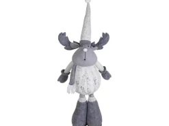 Stoff-Rentier mit Zipfelmütze