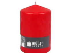 Stumpen Kerzen Kaminrot Ø 9,7 cm 15 cm Hoch