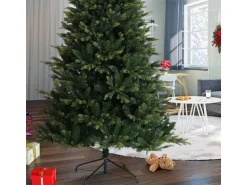 Svita Künstlicher Weihnachtsbaum Hochwertig Tannenbaum Kunstbaum PE PVC 210 cm