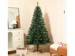 Svita Weihnachtsbaum Künstlich 1150 Zweig-Spitzen Inkl. Metall Ständer Tannenbaum Kunstbaum Luvi-Nadeln 210cm