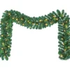 Tannengirlande mit LED-Beleuchtung 270 cm Grün