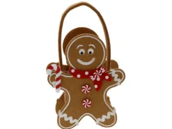 Tasche Lebkuchen-Mann aus Filz 23 cm