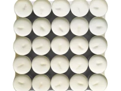 Teelichter 100 Stück Weiß