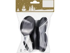 Teelichthalter 4er-Pack aus Metall Ø 6 cm Schwarz