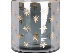 Teelichthalter Stern Ø 10 cm x 10 cm Gold