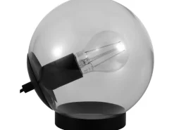 Tischleuchte 18,5 cm Ø 18 cm Bernsteinfarben