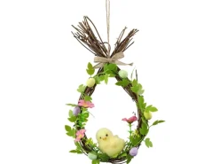 Türkranz aus Weide & Kunststoff 16 cm x 28 cm