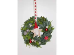 Türkranz Mixgrün Ø 30 cm  Rot