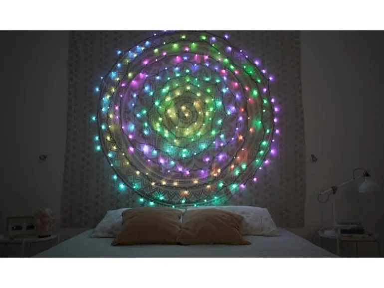 Twinkly Lichterkette 600 Leds für Innen und Außen 48 m