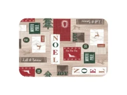 Venilia Tischset Jingle Bells Rechteckig 45 cm x 30 cm Bunt