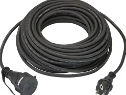 Verlängerungskabel 25 m Schwarz H05RR-F 3G1,5