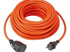 Verlängerungskabel Orange-Schwarz 25 m IP44