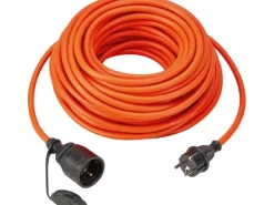 Verlängerungskabel Orange-Schwarz 25 m IP44