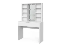 Vicco Schminktisch Alexa Weiß 93 cm mit LED Beleuchtung