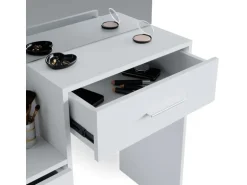 Vicco Schminktisch Conrada Weiß 36 cm mit LED Beleuchtung