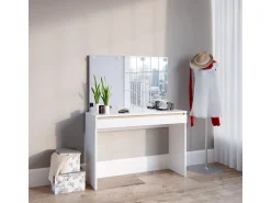 Vicco Schminktisch Emma Weiß 120 cm mit LED Beleuchtung