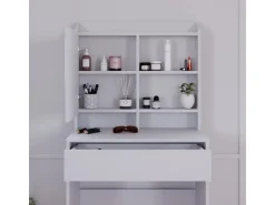 Vicco Schminktisch Laura Weiß 70 cm mit LED Beleuchtung