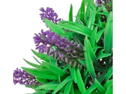 vidaXL Buchsbaumkugel mit Lavendel 2 Stk Künstlich 28 cm