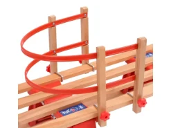 vidaXL Klappschlitten mit Rückenlehne 119 cm Holz