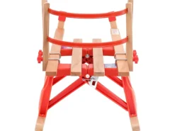 vidaXL Klappschlitten mit Rückenlehne 119 cm Holz