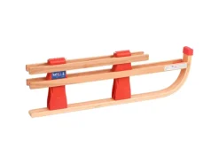 vidaXL Klappschlitten mit Rückenlehne 119 cm Holz