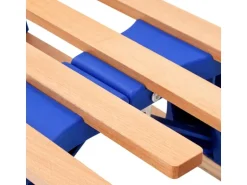 vidaXL Klappschlitten mit Rückenlehne Holz 119 cm