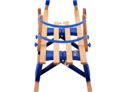 vidaXL Klappschlitten mit Rückenlehne Holz 119 cm