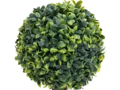 vidaXL Künstliche Buchsbäume 2 Stk mit Topf Kugelform Grün 41 cm