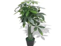 vidaXL Künstliche Glückskastanie mit Topf 85 cm Grün