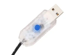 vidaXL Künstliche Palme mit 192 LEDs Warmweiß 300 cm