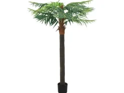vidaXL Künstliche Palme Phönix mit Topf 215 cm Grün