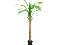vidaXL Künstlicher Bananenbaum mit Topf 180 cm Grün