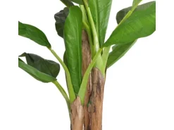 vidaXL Künstlicher Bananenbaum mit Topf 175 cm Grün