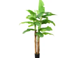 vidaXL Künstlicher Bananenbaum mit Topf 300 cm Grün