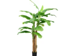 vidaXL Künstlicher Bananenbaum mit Topf 300 cm Grün